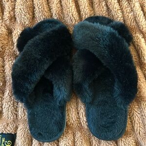 Fuzzy slippers